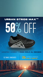 👟 Urban Stride Max™  Comodidad, estilo y ligereza en cada paso.