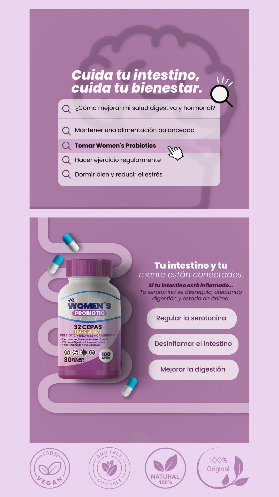 VIL Women's Probiotic – Envío gratis + 30% OFF + Descuento Progresivo !