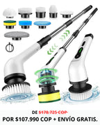 Turbo Cepillo 9 en 1 – Potencia y Precisión en la Limpieza