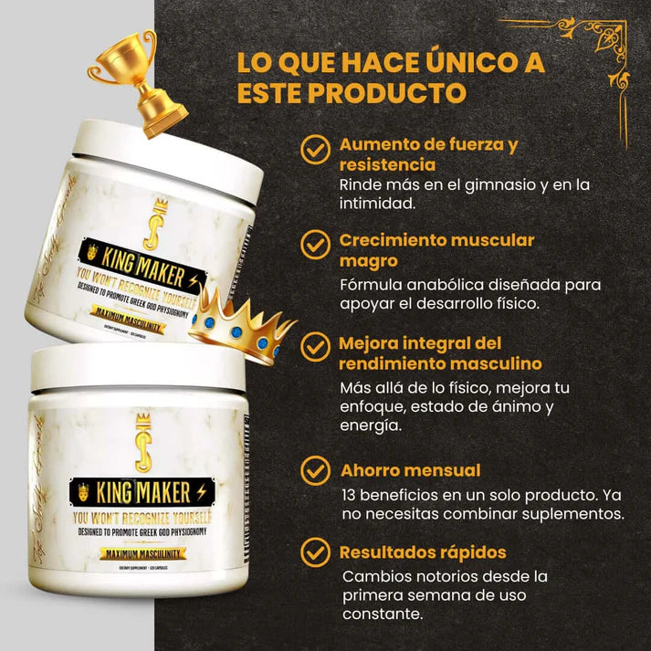Suplemento King Maker - COMPRA 1 LLÉVATE 2