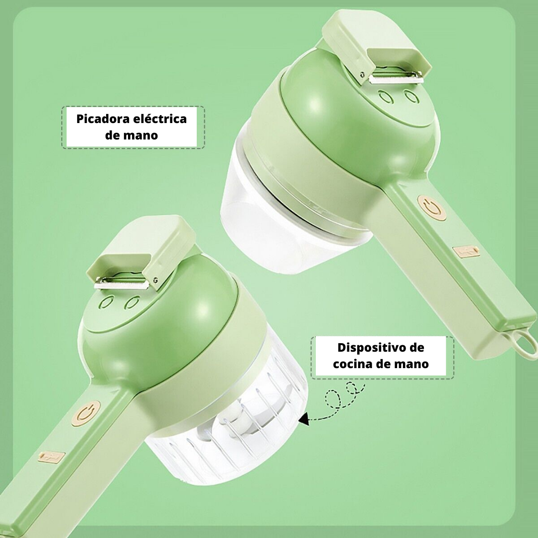 Picador Eléctrico Manual Inalámbrico 4 en 1