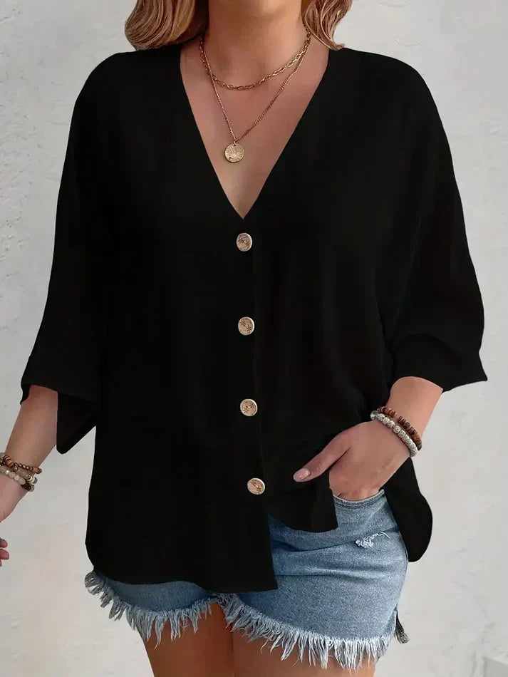 Blusa VERSATILE™ - Cuello V