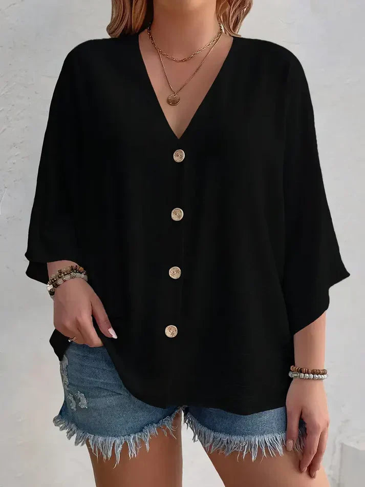 Blusa VERSATILE™ - Cuello V