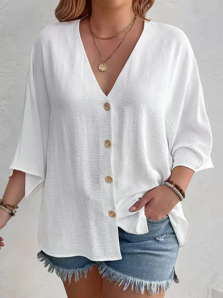 Blusa VERSATILE™ - Cuello V