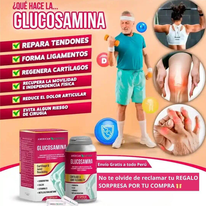 GLUCOSAMINA - AMERICAN 🌿NATURAL