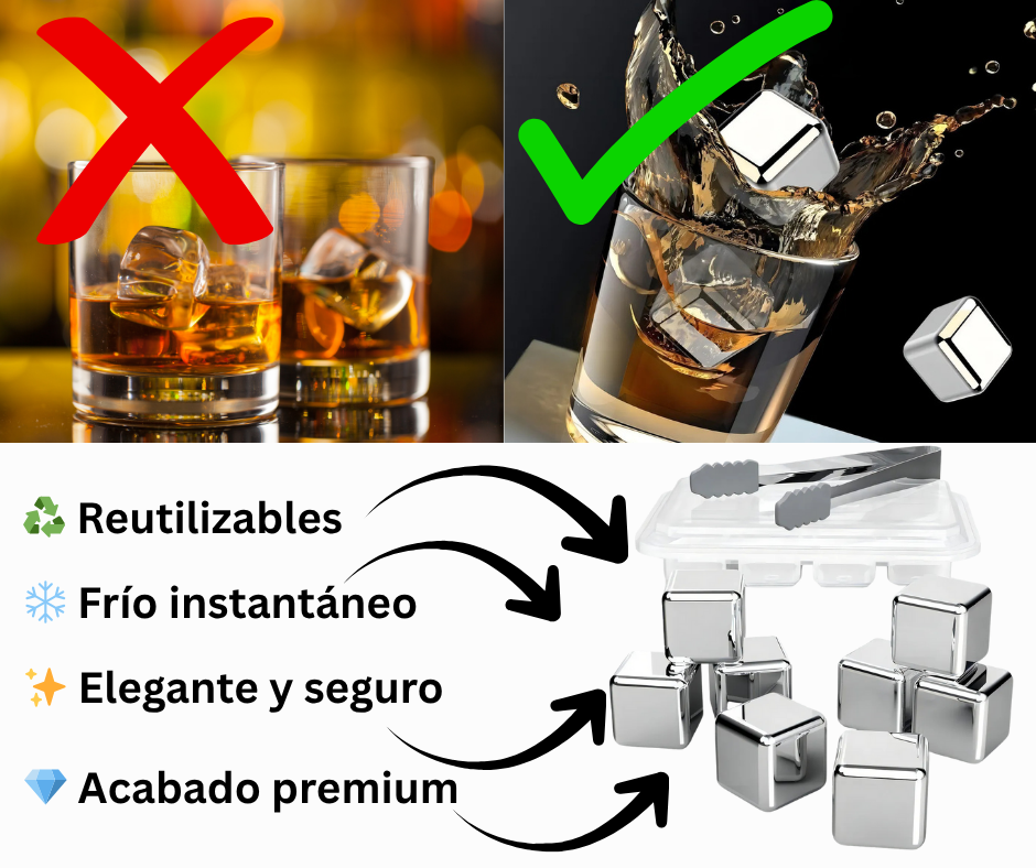 CUBOS DE HIELO REUTILIZABLES - Descuentos Progresivos + Envío Gratis!