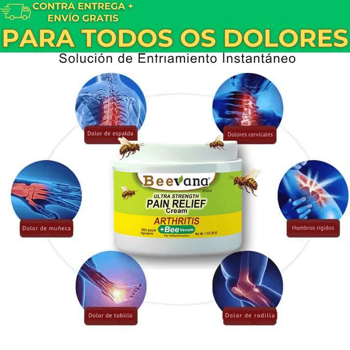 Beevana™ Crema de veneno de abeja Multifuncional - COMPRA 1 LLEVA 2
