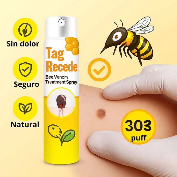 Tag Recede® – Spray Eliminador de Verrugas Despídete de las verrugas y marcas en la piel !