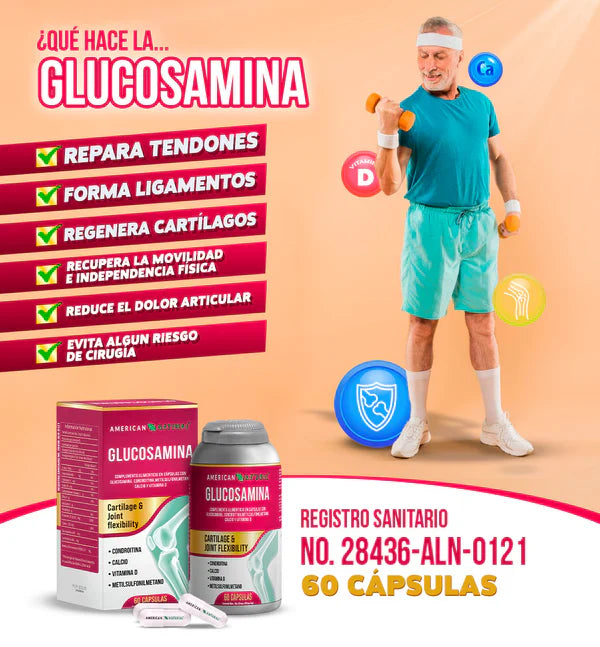 GLUCOSAMINA - AMERICAN 🌿NATURAL
