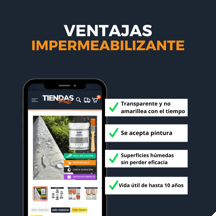Sellador - Impermeabilizante Para Fugas y Infiltraciones UltraBonde™+ brocha
