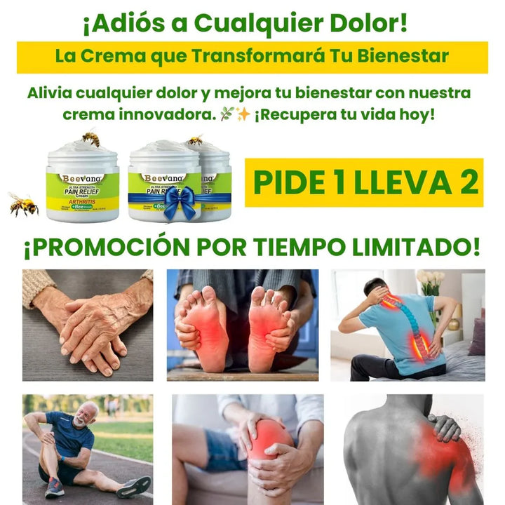 Beevana™ Crema de veneno de abeja Multifuncional - COMPRA 1 LLEVA 2