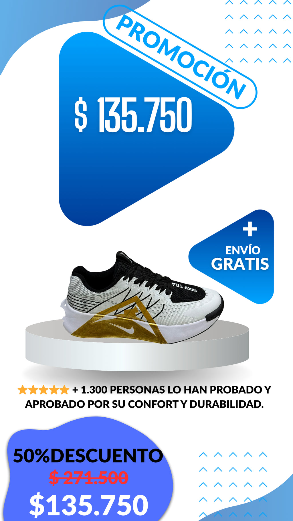 👟 Urban Stride Max™  Comodidad, estilo y ligereza en cada paso.